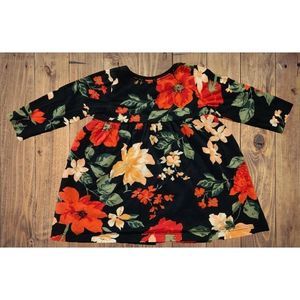 Old Navy Floral Holiday Dress Infant 3-6 months *Great Condition*